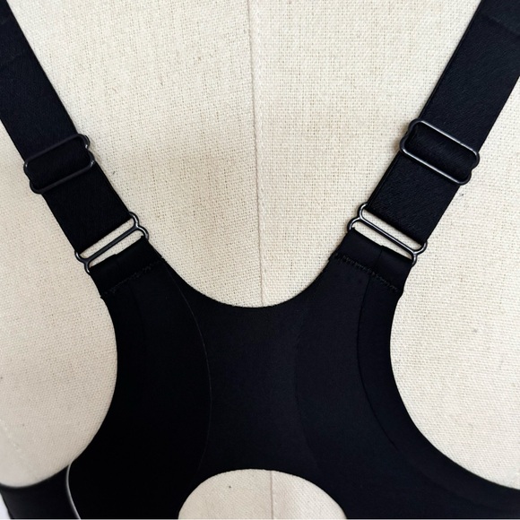 ATHLETA Empower II Train Black Front Zip Sports Bra--S - Picture 10 of 16